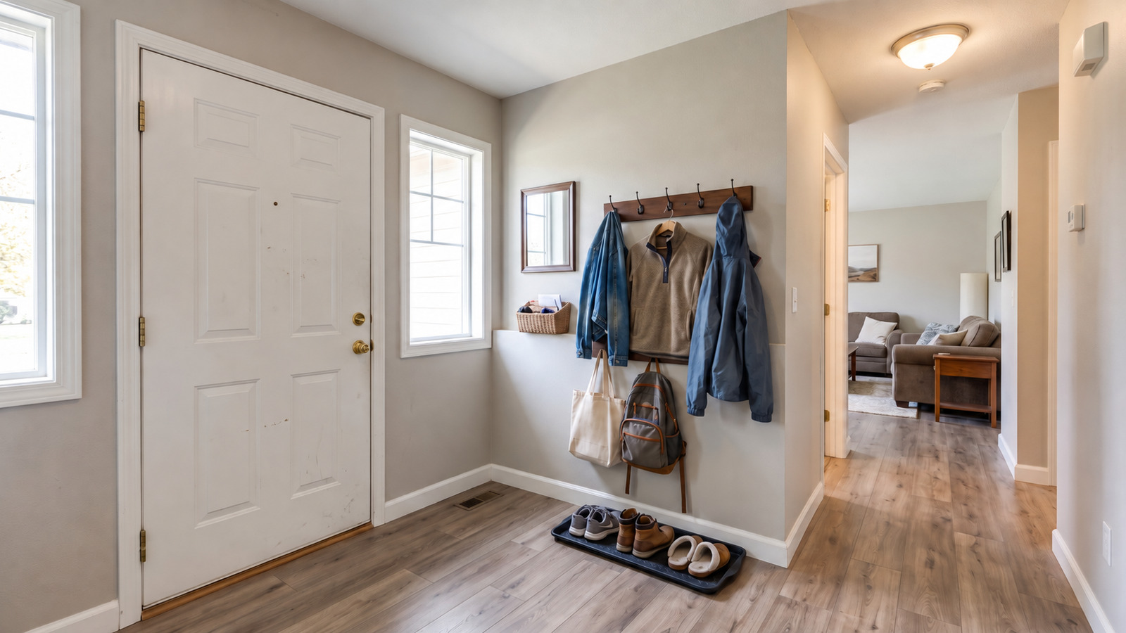 No Coat Closet? Measure Your Entryway Before You Add Storage
